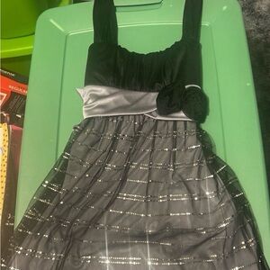 Black & grey dress
